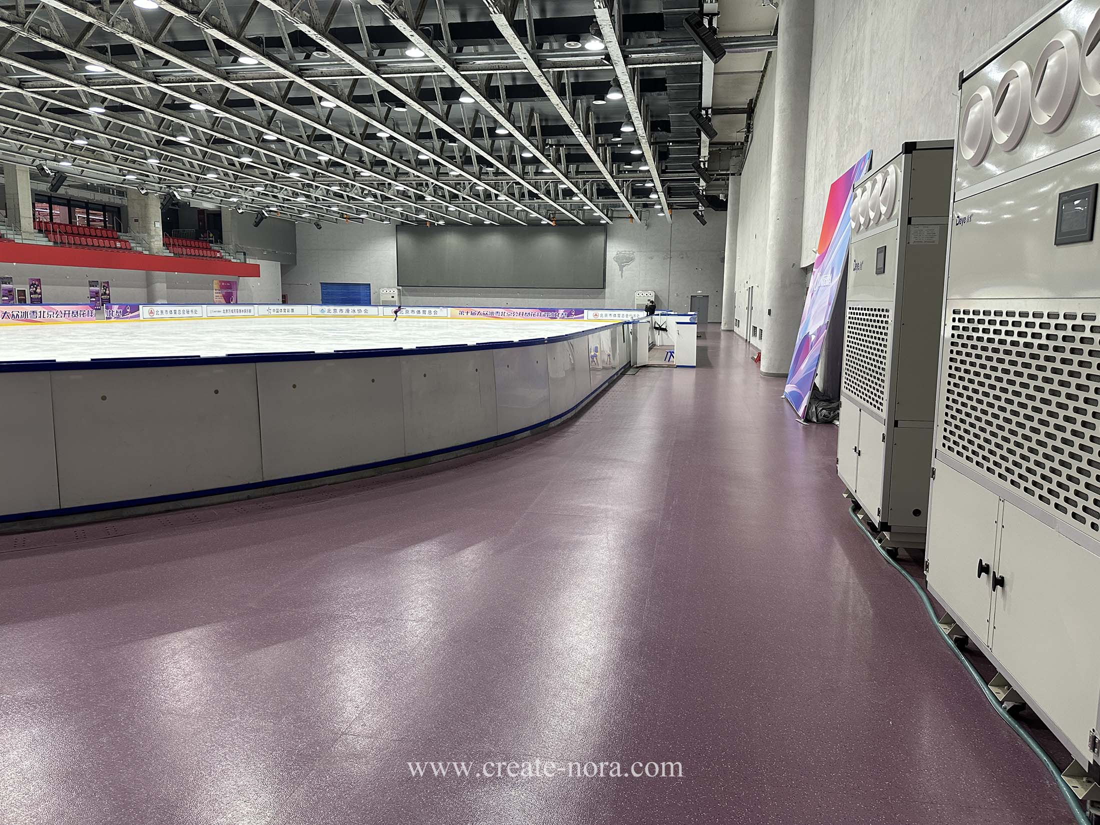 the photo of nora rubber flooring in Wukesong Ice Sports Center 6